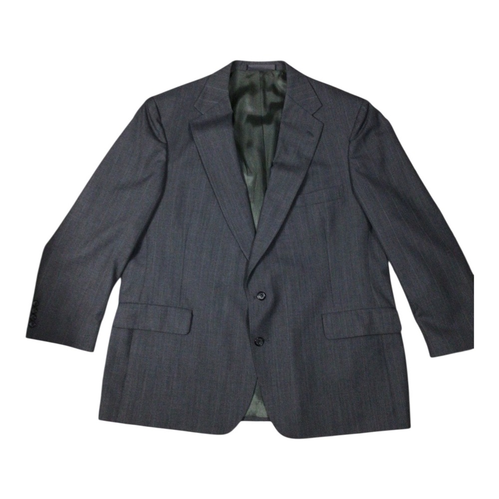 Christian Brooks Haneline Men's Charcoal Gray Two-Button Blazer 50R